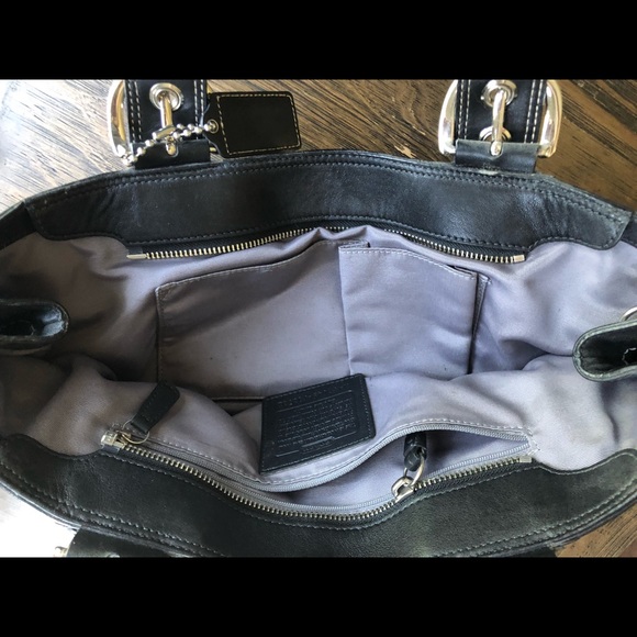 Black Coach Purse - Picture 3 of 3